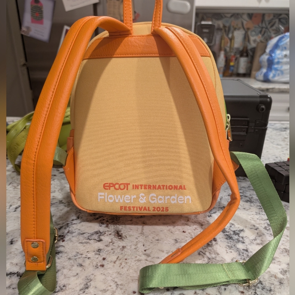 Orange Bird Loungefly Mini Bookbag 2025 Flower And Garden Festival Disney Parks - Picture 2 of 6